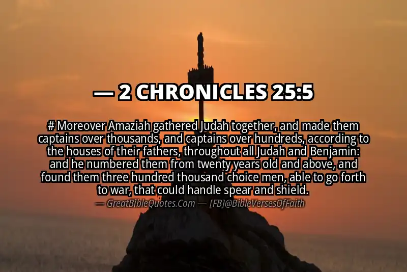 2 CHRONICLES 25:5 Verse