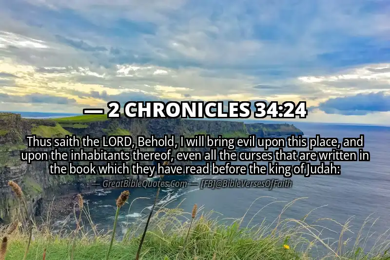 Bible verse: 2 CHRONICLES 34:24 Image