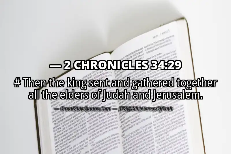 Bible verse: 2 CHRONICLES 34:29 Image