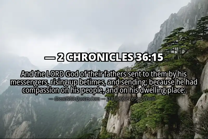 2 CHRONICLES 36:15 Verse
