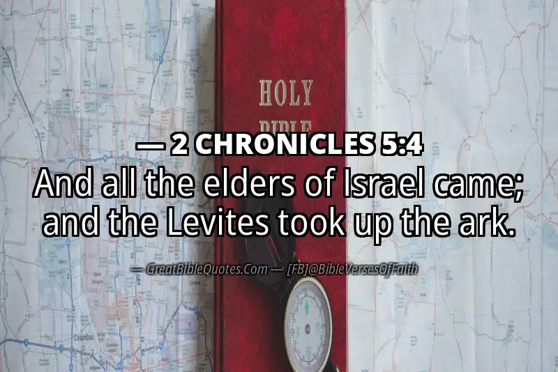 Bible verse: 2 CHRONICLES 5:4 Image