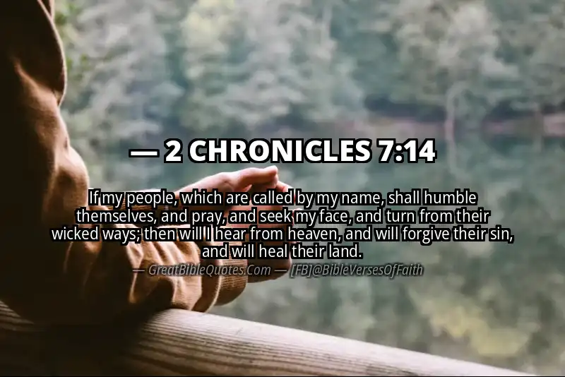 Image for 2 CHRONICLES 7:14 Bible verse