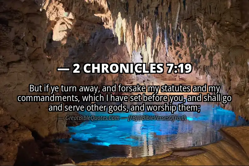 2 CHRONICLES 7:19 Verse