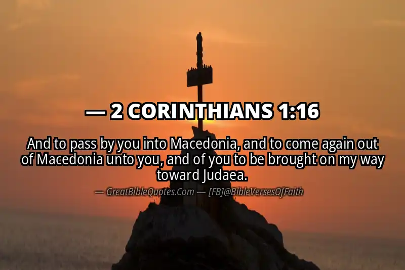 2 CORINTHIANS 1:16 Verse