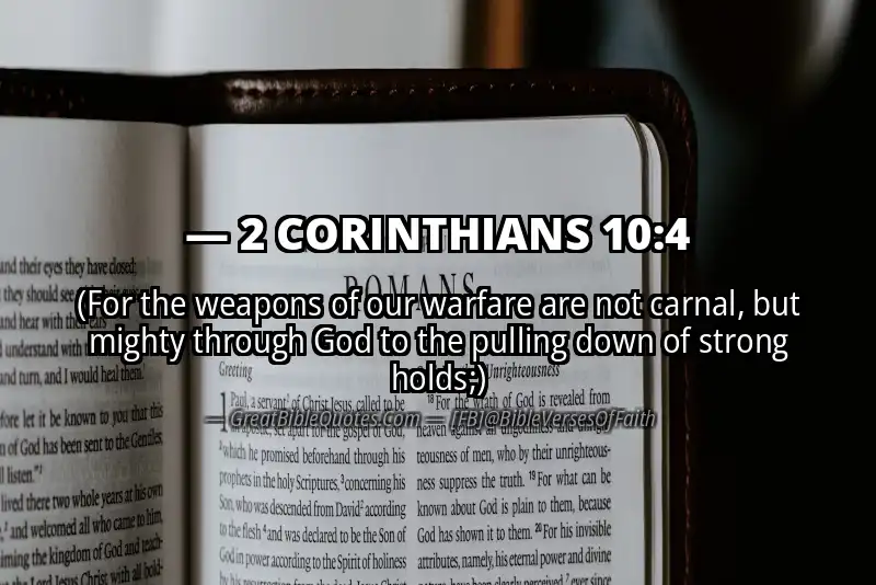 2 CORINTHIANS 10:4 Verse