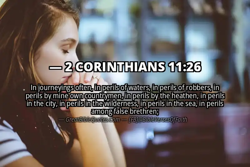 2 CORINTHIANS 11:26 Verse