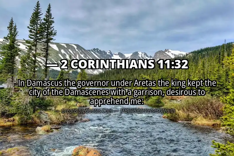 2 CORINTHIANS 11:32 Verse