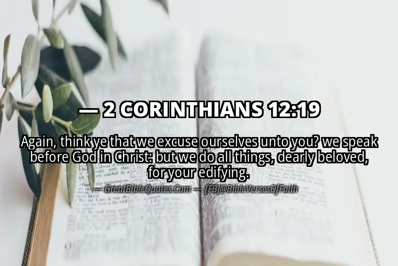 2 CORINTHIANS 12:19 Verse