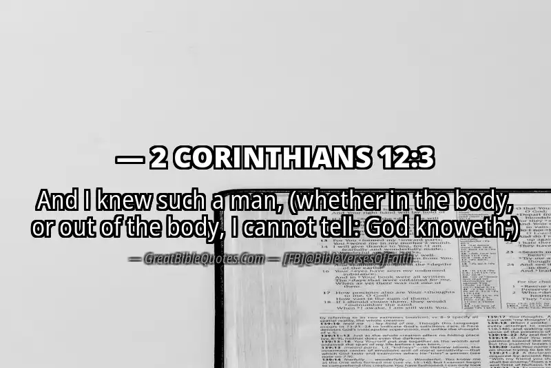 2 CORINTHIANS 12:3 Verse