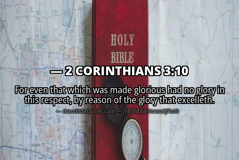 2 CORINTHIANS 3:10 Verse