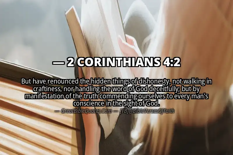 2 CORINTHIANS 4:2 Verse