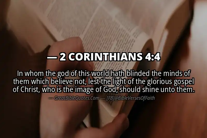 2 CORINTHIANS 4:4 Verse