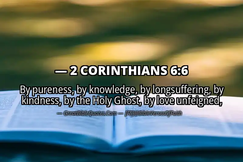 2 CORINTHIANS 6:6 Verse