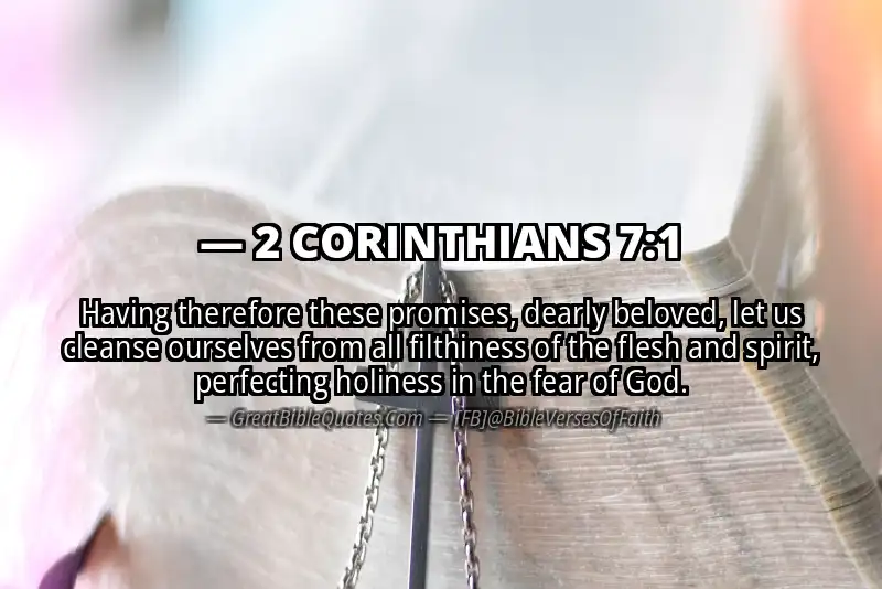 2 CORINTHIANS 7:1 Verse