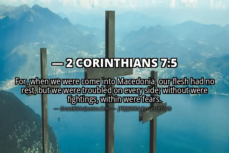 2 CORINTHIANS 7:5 Verse Image