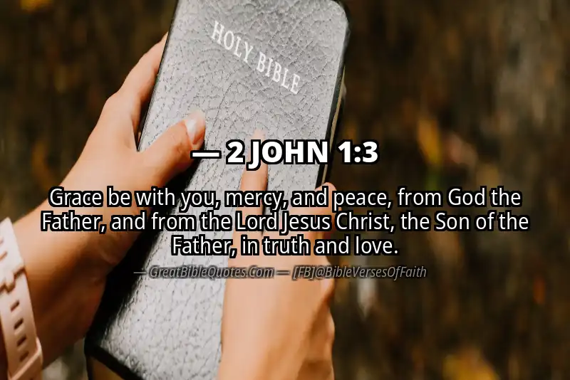 2 JOHN 1:3 Verse