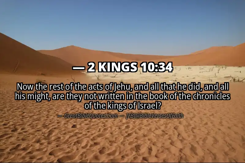 2 KINGS 10:34 Verse