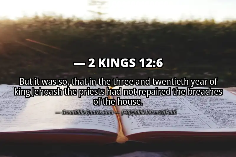 2 KINGS 12:6 Verse