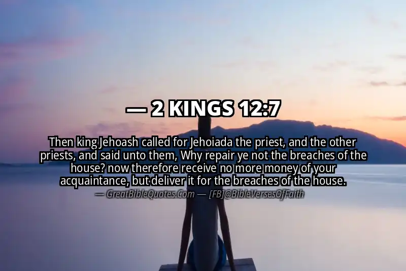 2 KINGS 12:7 Verse