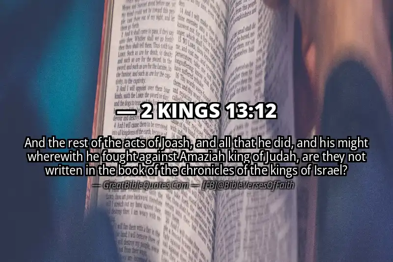 2 KINGS 13:12 Verse