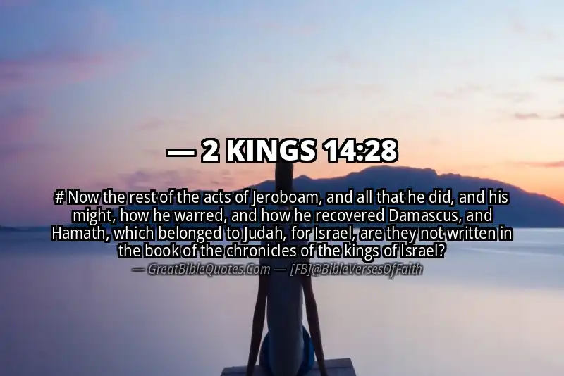 Bible verse: 2 KINGS 14:28 Image