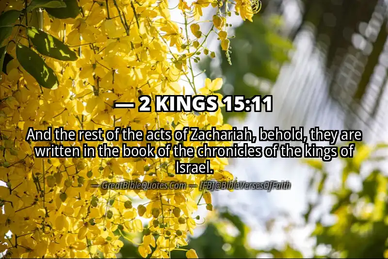 Bible verse: 2 KINGS 15:11 Image