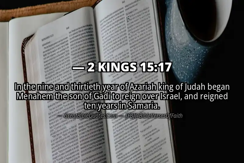 2 KINGS 15:17 Verse Image
