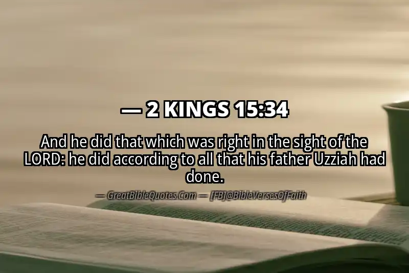 2 KINGS 15:34 Verse