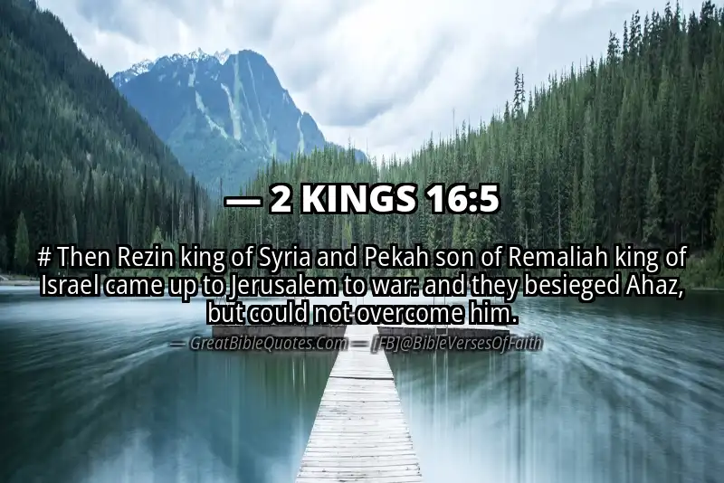 Bible verse: 2 KINGS 16:5 Image
