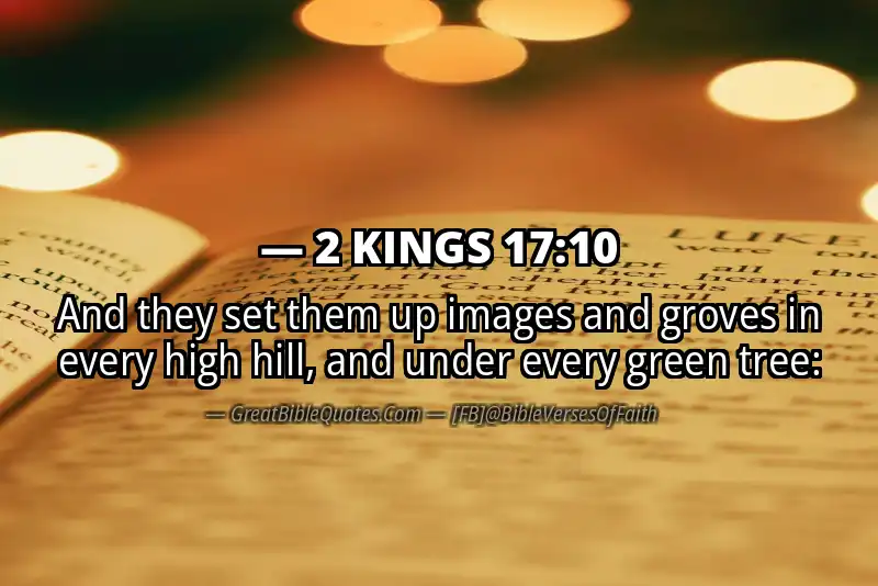 2 KINGS 17:10 Verse