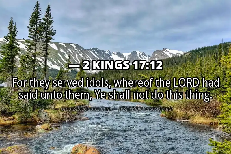 2 KINGS 17:12 Verse