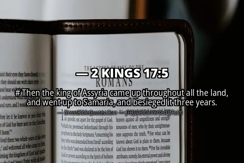 2 KINGS 17:5 Verse