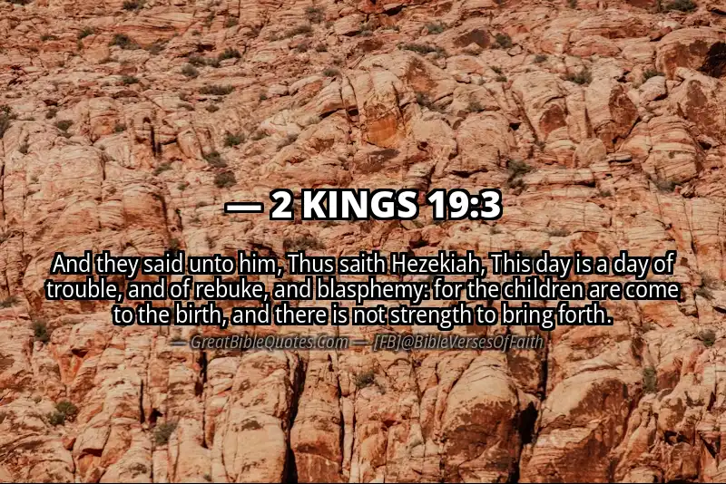 Bible verse: 2 KINGS 19:3 Image