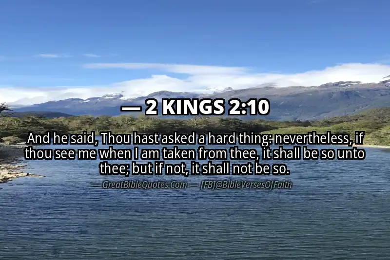 2 KINGS 2:10 Verse