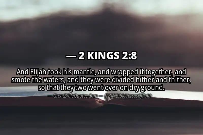 2 KINGS 2:8 Verse