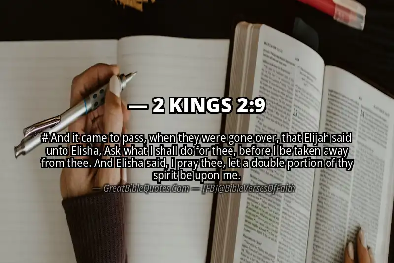 2 KINGS 2:9 Verse