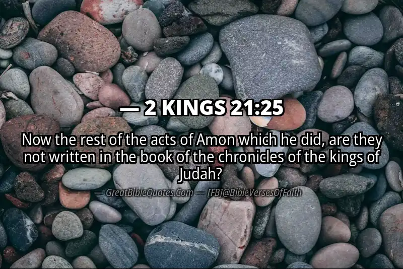 2 KINGS 21:25 Verse