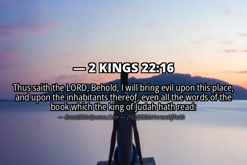 2 KINGS 22:16 Verse