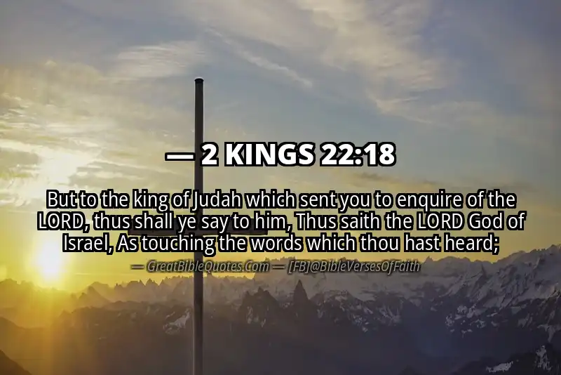 2 KINGS 22:18 Verse