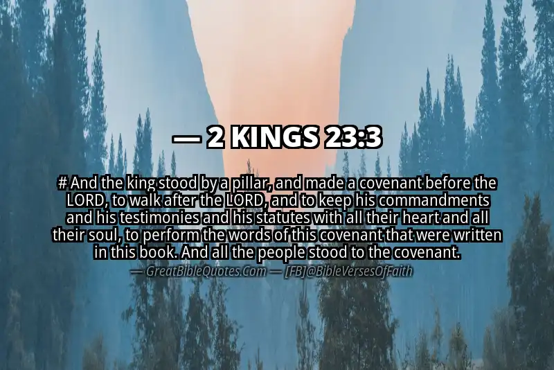 Bible verse: 2 KINGS 23:3 Image