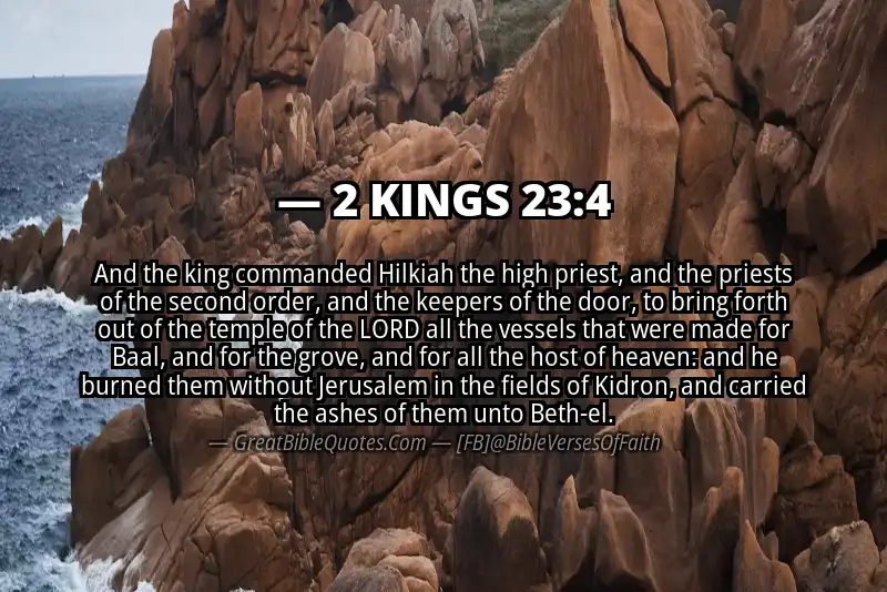 Bible verse: 2 KINGS 23:4 Image