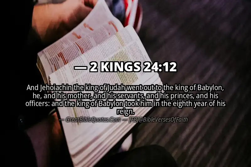 2 KINGS 24:12 Verse