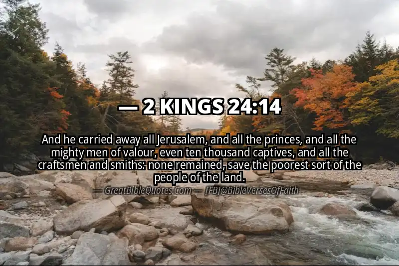 2 KINGS 24:14 Verse