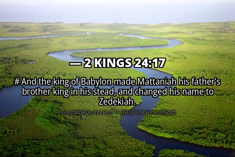 Bible verse: 2 KINGS 24:17 Image