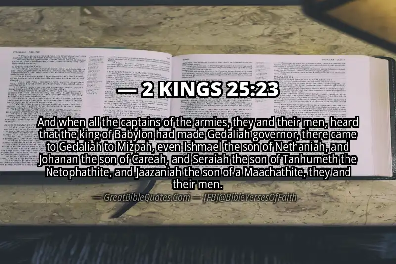 2 KINGS 25:23 Verse