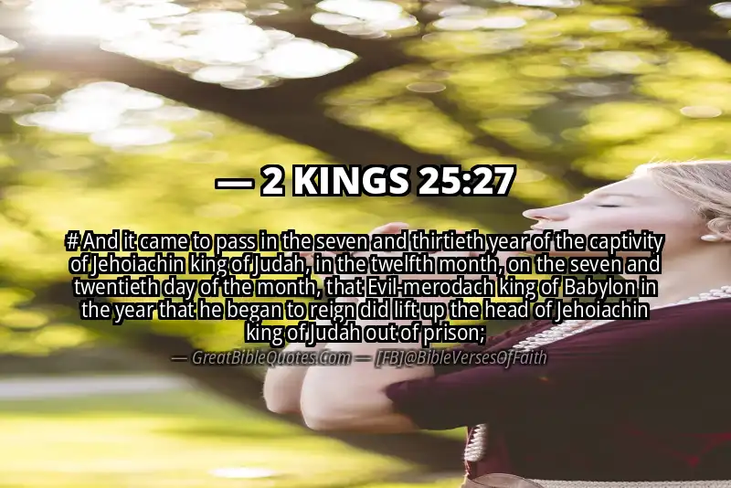 Bible verse: 2 KINGS 25:27 Image
