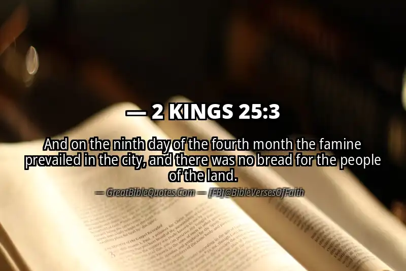 Bible verse: 2 KINGS 25:3 Image