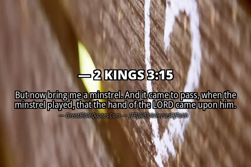 Bible verse: 2 KINGS 3:15 Image