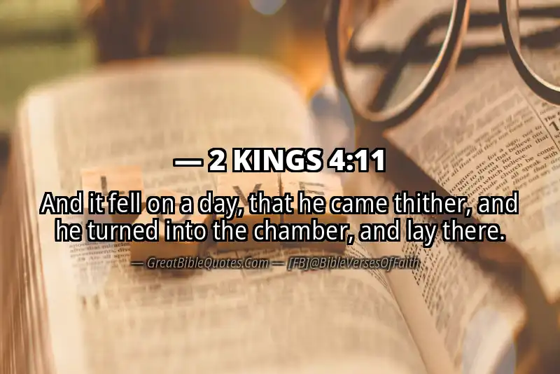 2 KINGS 4:11 Verse