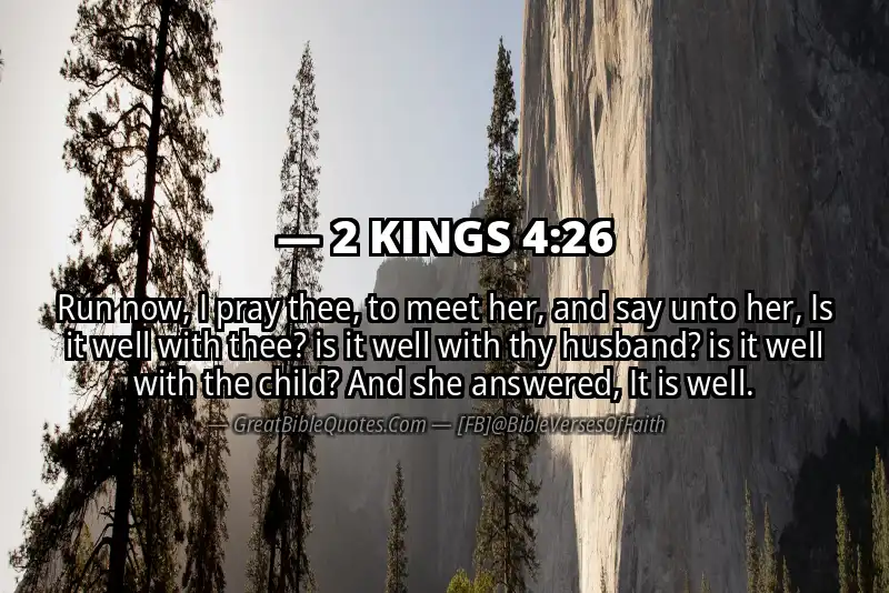 Bible verse: 2 KINGS 4:26 Image